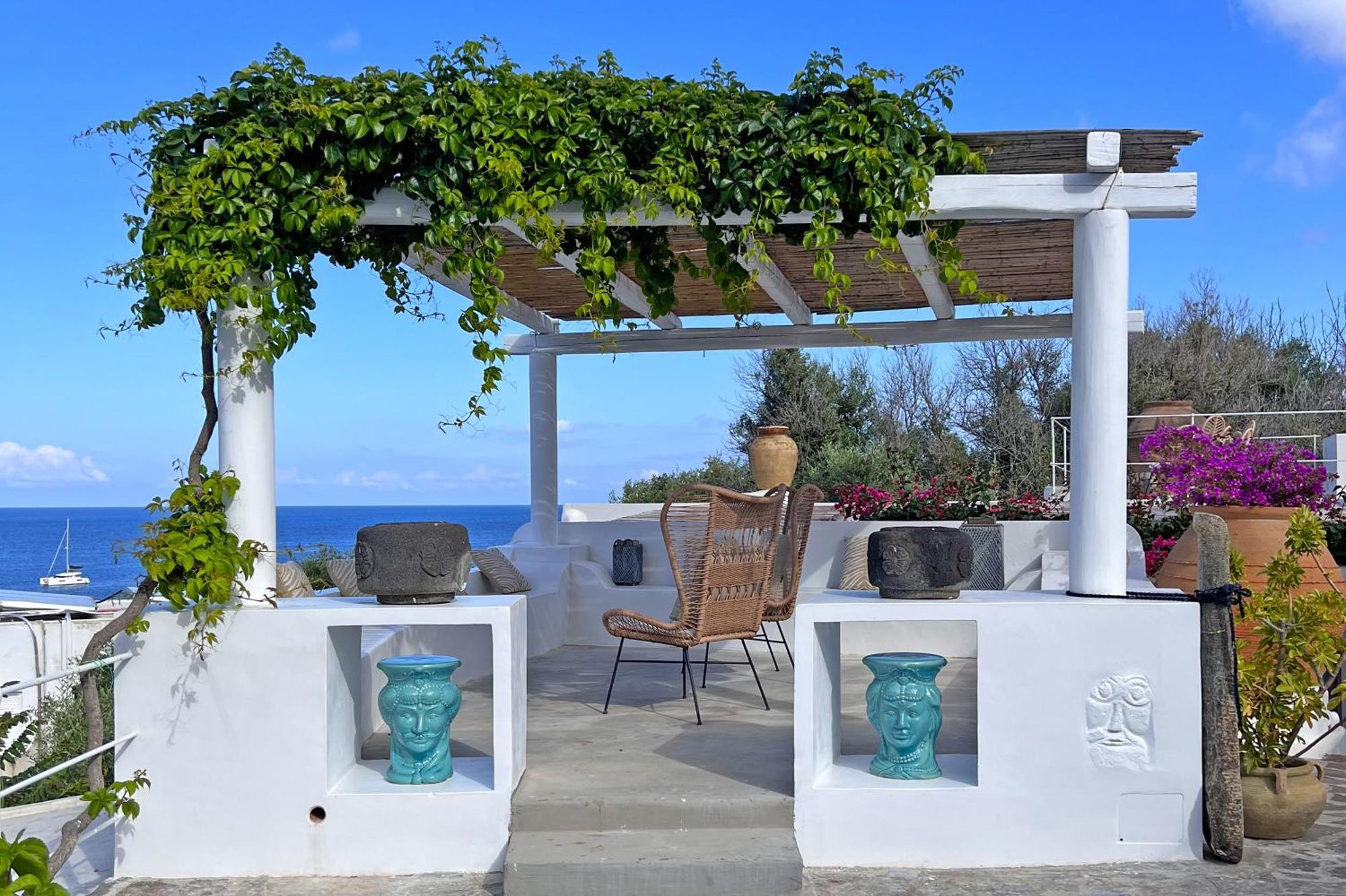 Dependance La Caletta Hotel Panarea Bagian luar foto